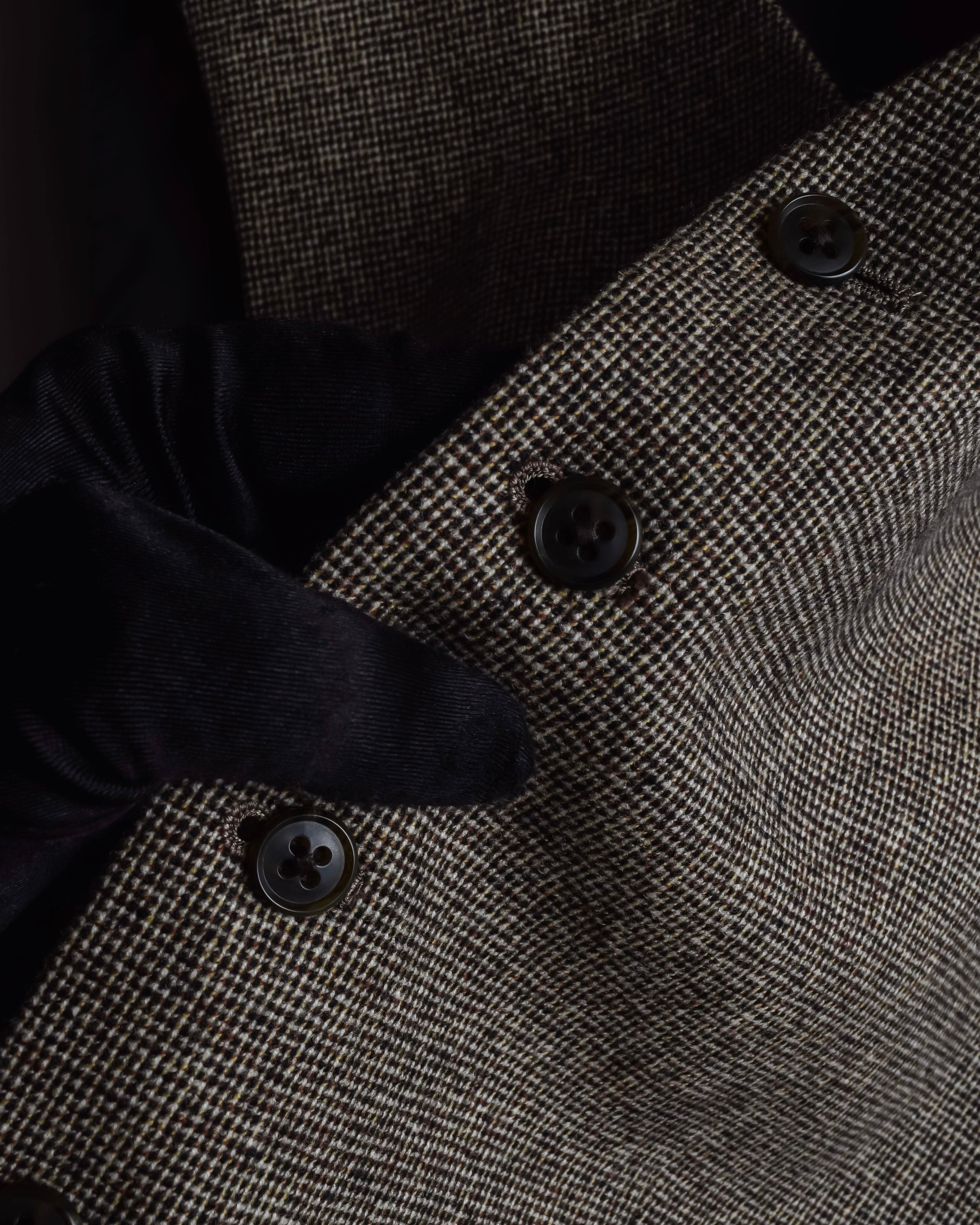 "BROOKS BROTHERS" Melange tweed three-piece suit
