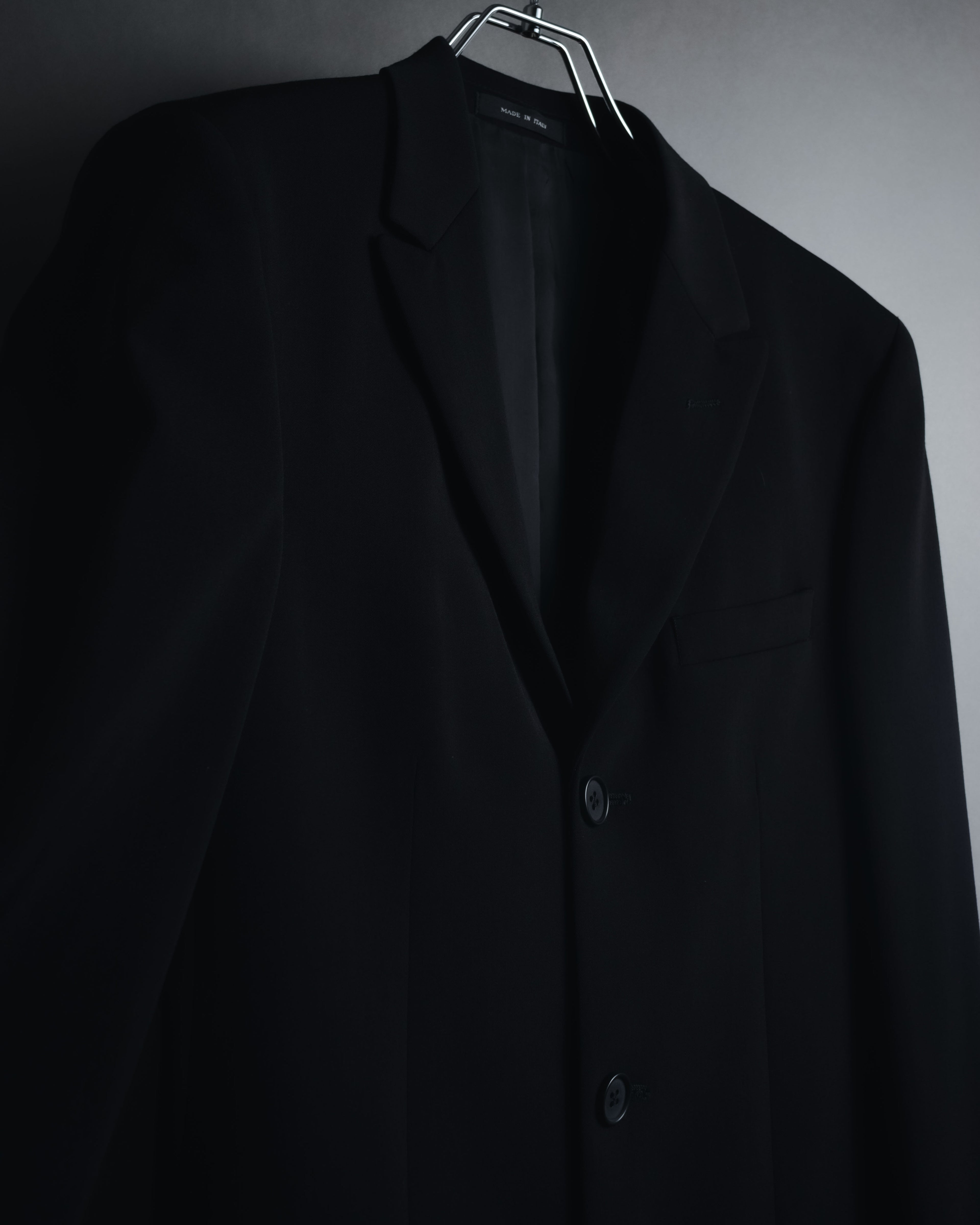 "EMPORIO ARMANI" Minimalist three-button tailored jacket