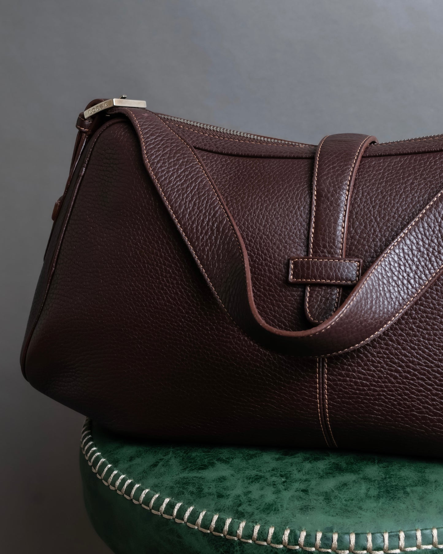 "LOEWE" Senda Brown Leather Handbag