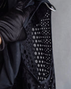 "NOKO OHNO" Layered organza frill embroidered dress