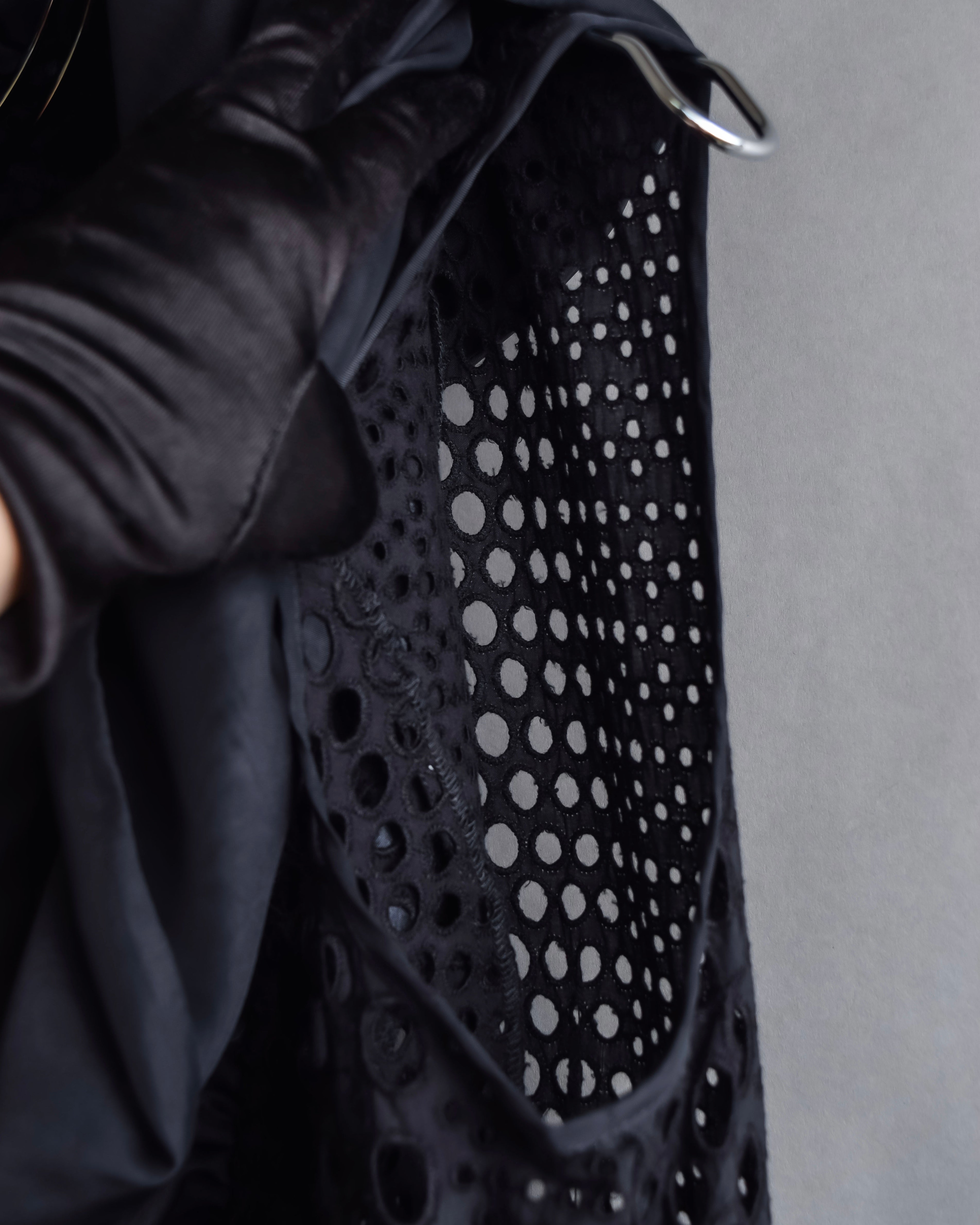 "NOKO OHNO" Layered organza frill embroidered dress