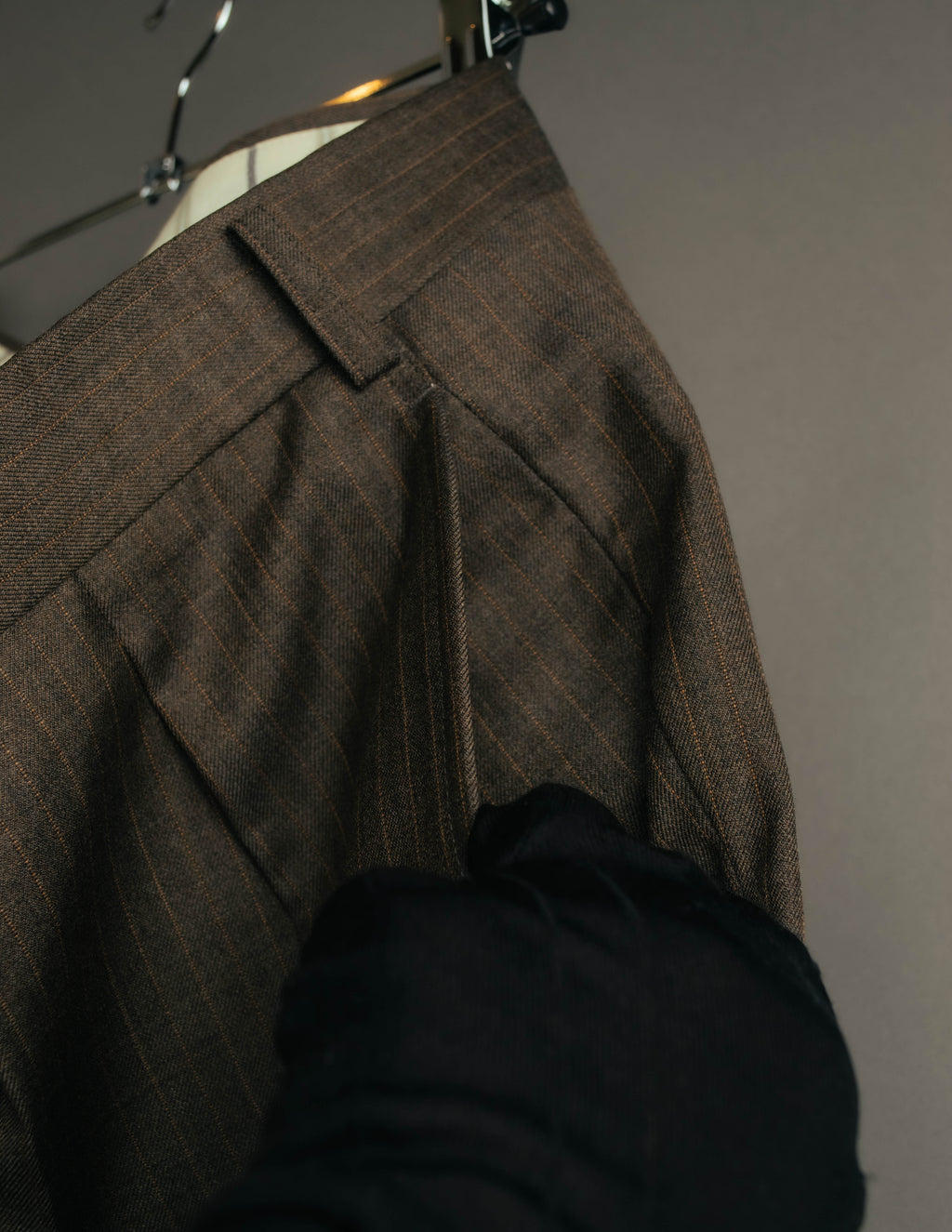 "BURBERRY LONDON" 00's-10's Classic striped double-breasted wool suit