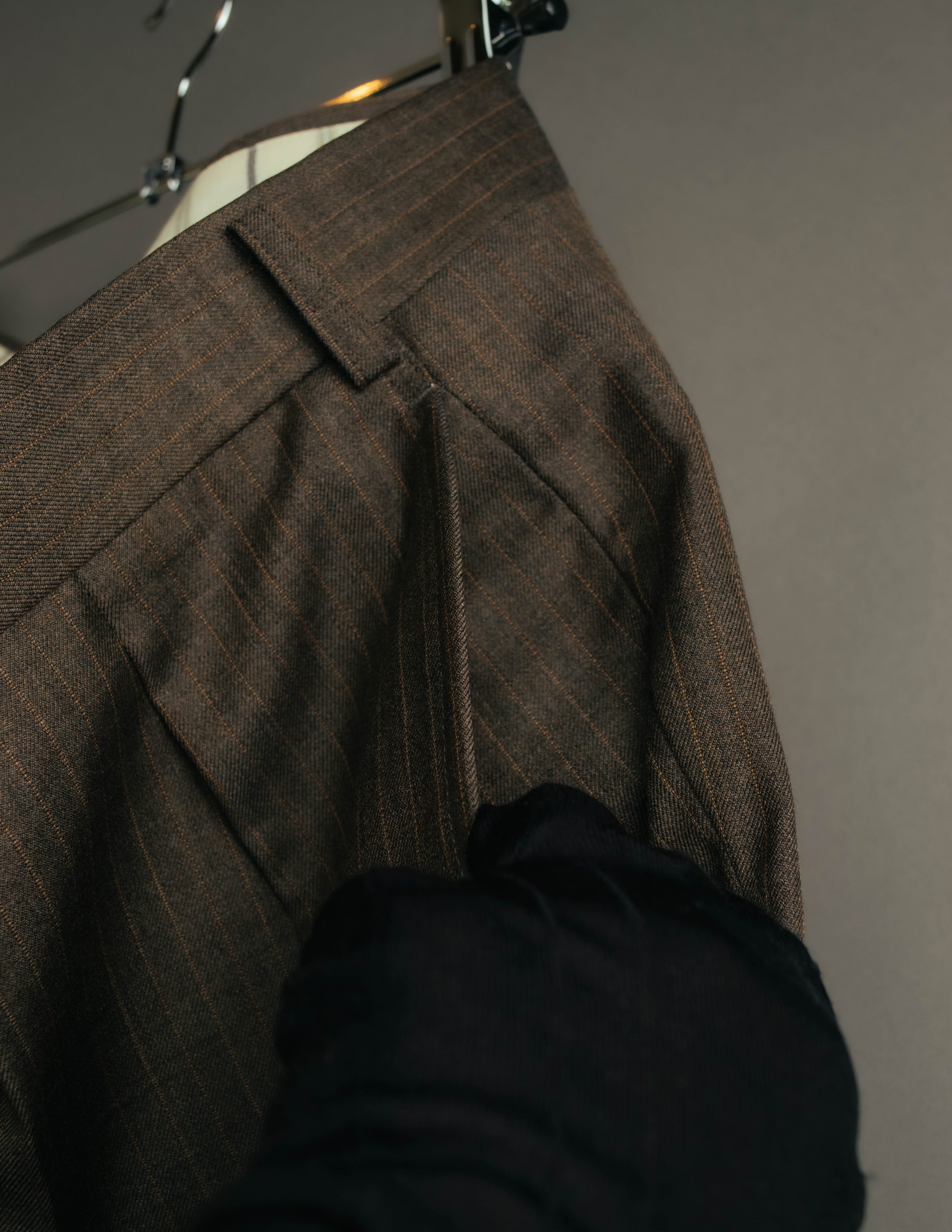 "BURBERRY LONDON" 00's-10's Classic striped double-breasted wool suit