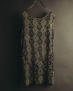 "John Rocha Chinatown" 80's Sleeveless patterned mini dress