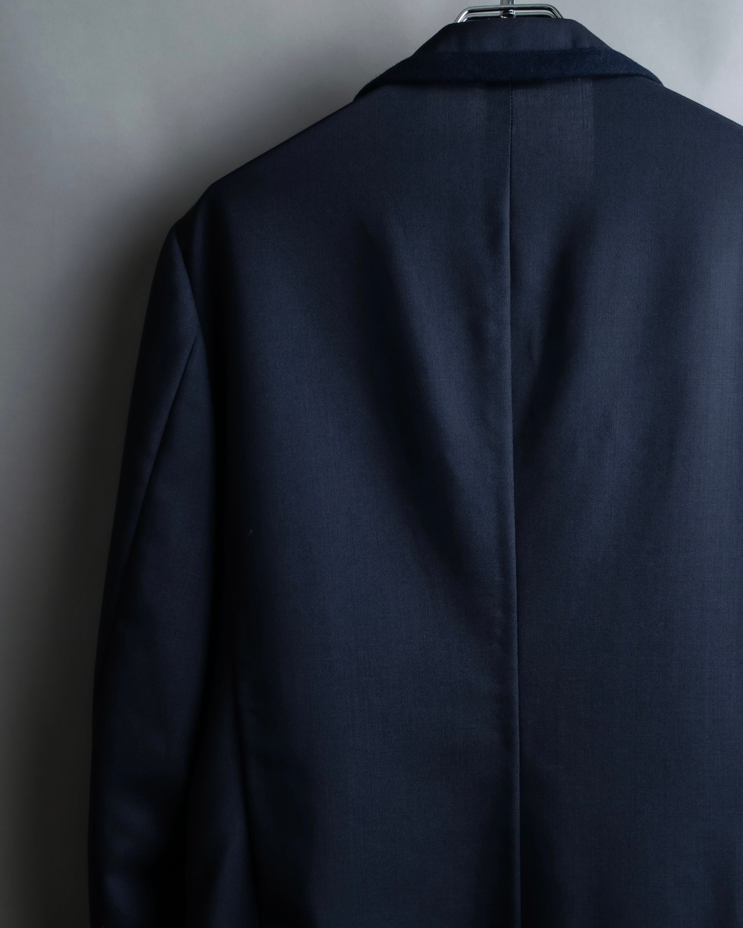 "COMME des GARCONS HOMME DEUX" Different material tailored jacket