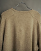 -MOOD Vintage Collections-
80’s-90’s V-neck lambswool knit