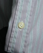 "Christian Dior" 80's-90's Relaxed striped long sleeve shirt