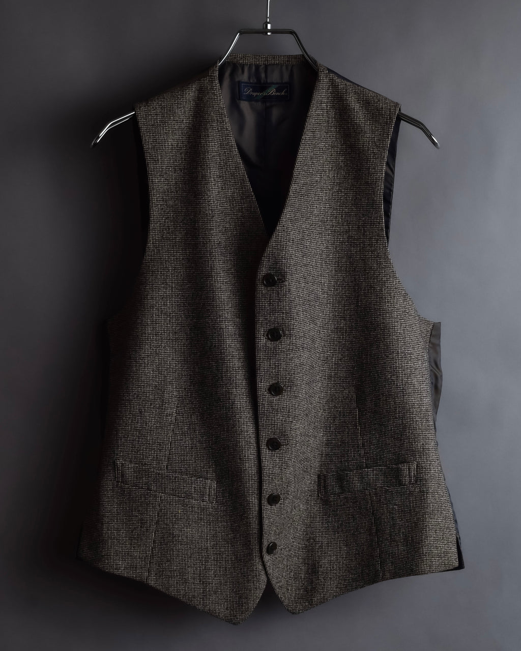 "BROOKS BROTHERS" Melange tweed three-piece suit