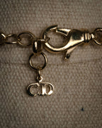 “Christian Dior” 90’s Crystal knot rope necklace