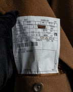 "FENDI" 90's Italian classic 100% cashmere belted coat