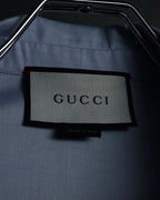 “GUCCI” 2015-2016 Ruffled collar cotton shirt