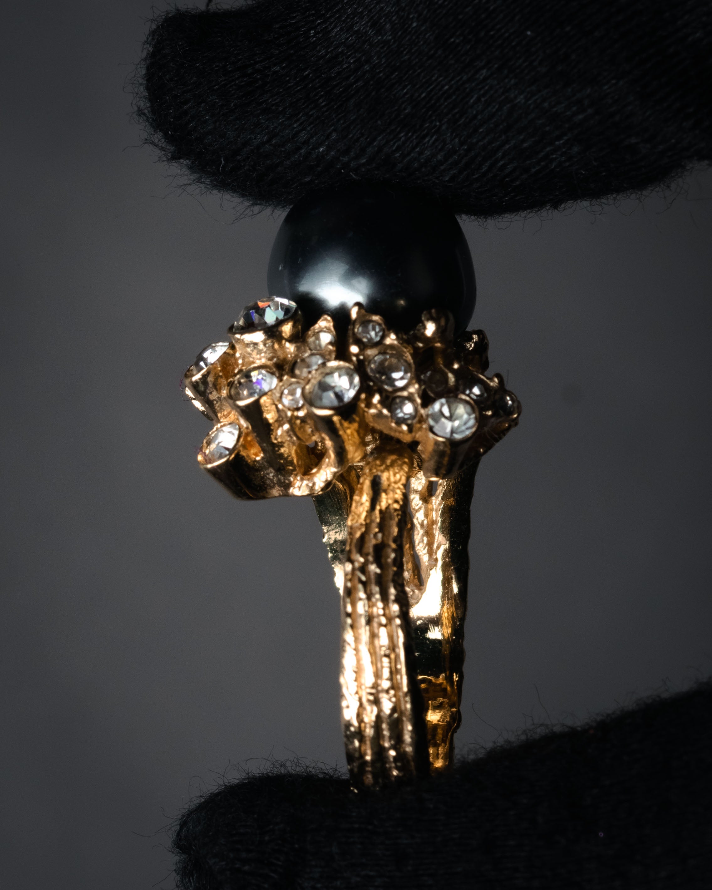 “Christian Dior” 60’s-70’s Organic pearl cluster ring