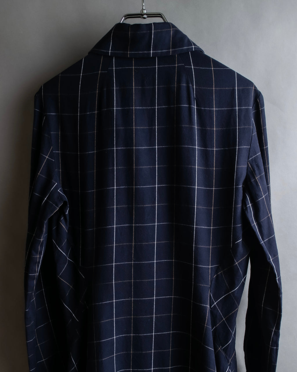 "Vivienne Westwood RED LABEL"
Windowpane print long shirt dress