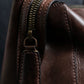 "PRADA" Brown leather chain shoulder bag