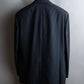 "COMME des GARCONS
HOMME" Notch lapel tailored jacket & wide tapered slacks charcoal gray set up