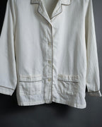 "CELINE" 90's-00's Macadam print pajama set up