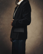 –SPECIAL– “Yves Saint Laurent” 90’s-00’s Velvet tuxedo tailored jacket