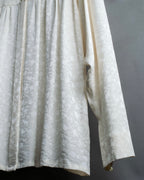 "Christian Dior" Shiny off-white shirt