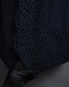 "JEAN PAUL GAULTIER" 90's Geometric lace design tailored vest