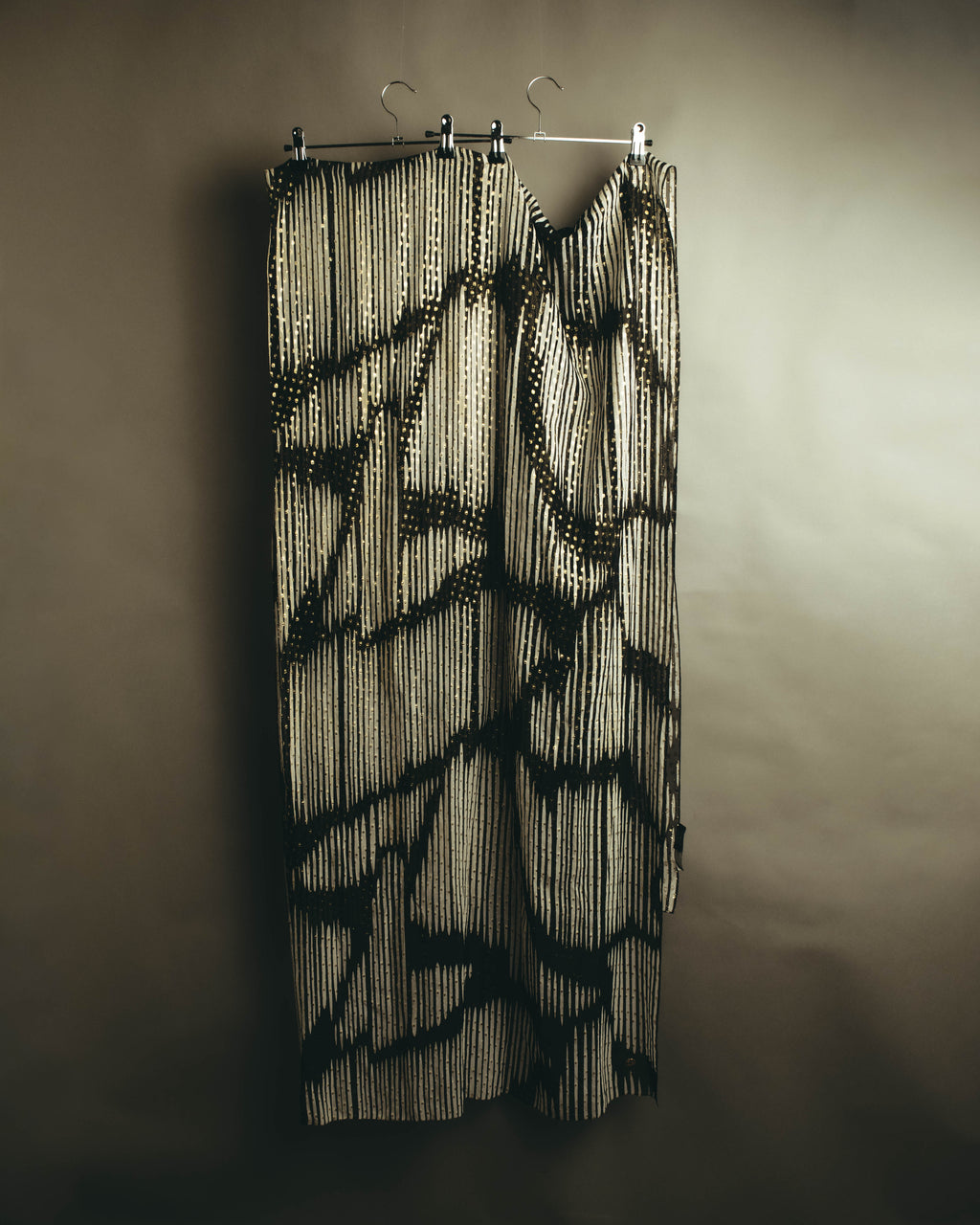 -SPECIAL- “GUCCI” 00’s-10’s Metallic printed sheer stole