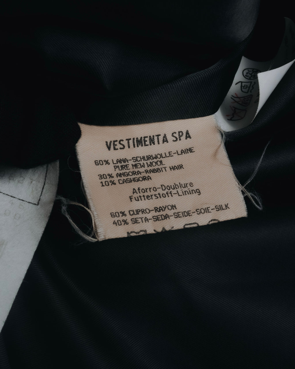 "GIORGIO ARMANI" 90’s Minimalist draped maxi long coat