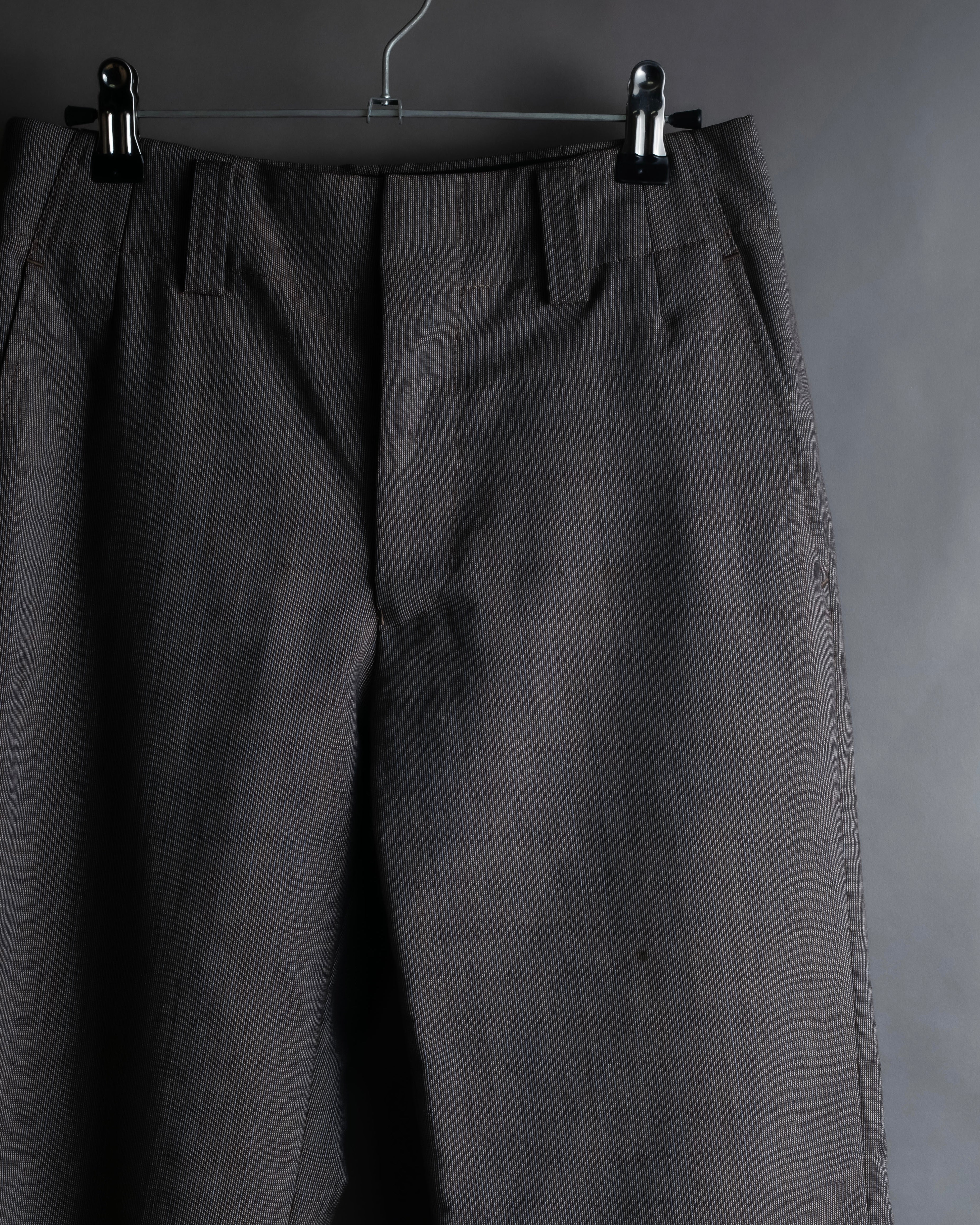 "JUNYA WATANABE COMME des GARCONS" Greige color wide flare slacks