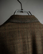 "PAUL SMITH" Flaming detail glen plaid set up