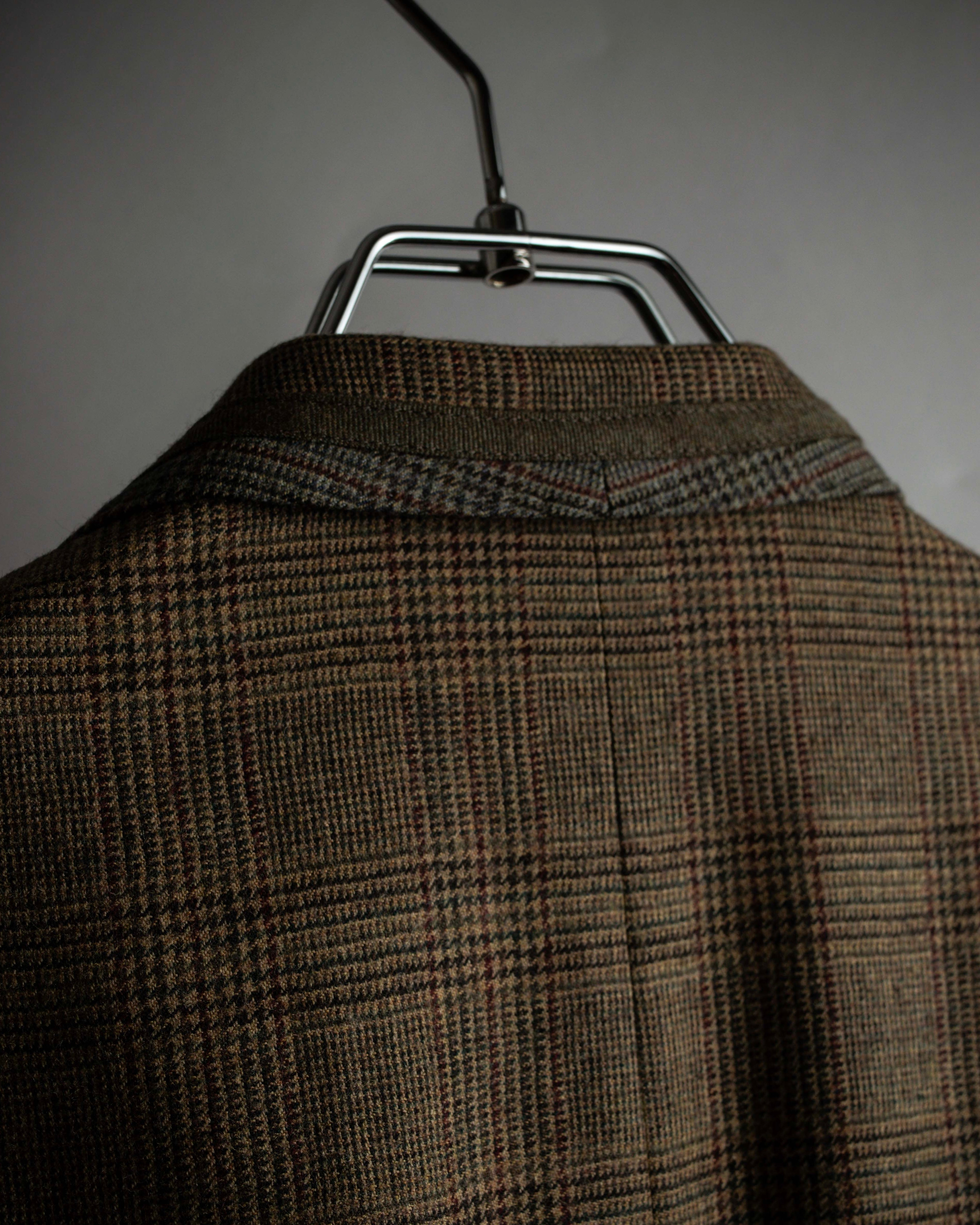 "PAUL SMITH" Flaming detail glen plaid set up