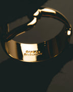 "GUCCI" 80's-00's Iconic horsebit scarf ring