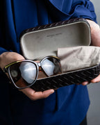 "BOTTEGA VENETA" Butterfly frame tortoiseshell sunglasses