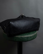 "Salvatore Ferragamo" Gancini motif draping leather bag