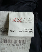 "GIORGIO ARMANI" Beautiful drape navy wool set up