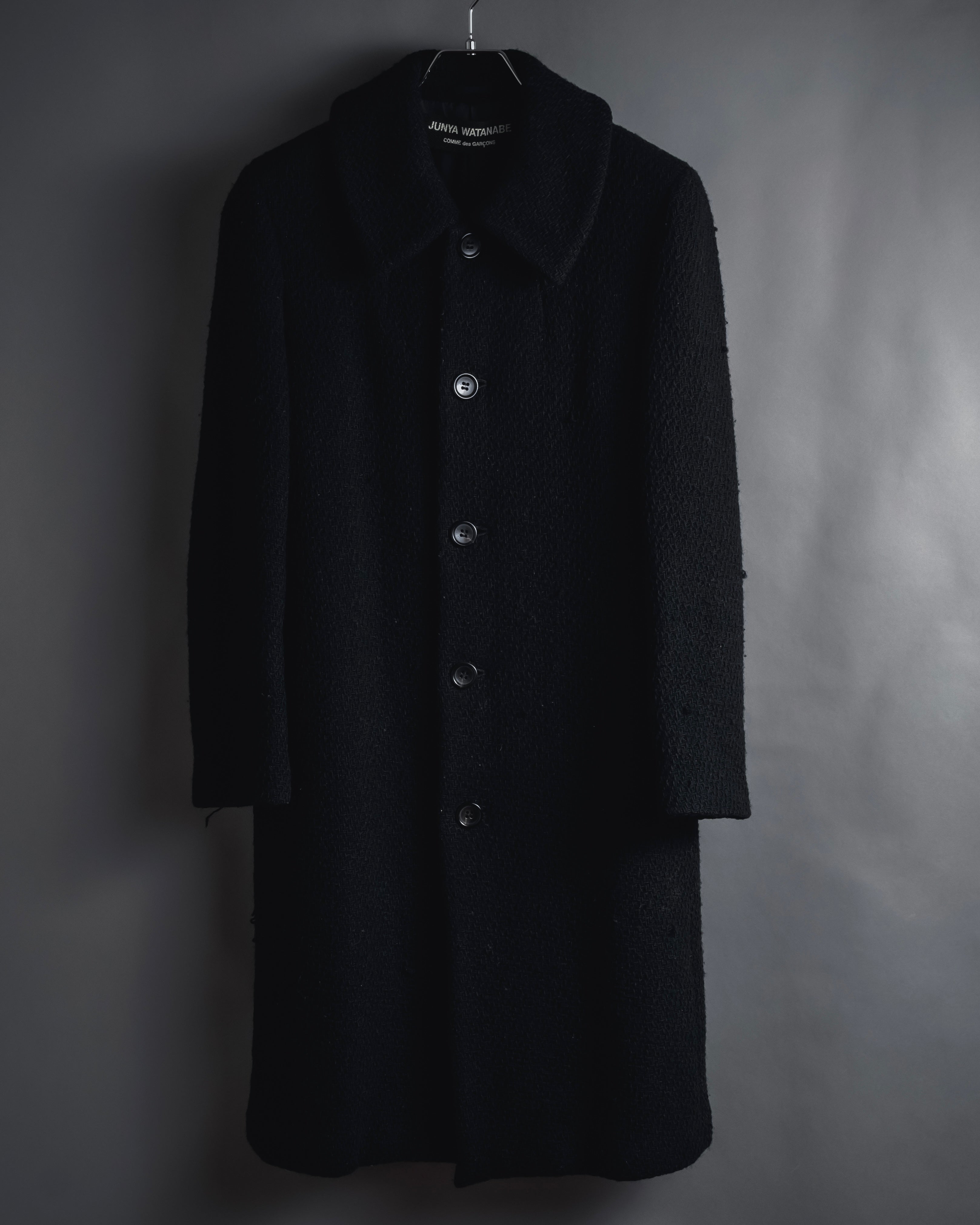 “JUNYA WATANABE” 97AW Textured wool single-breasted coat