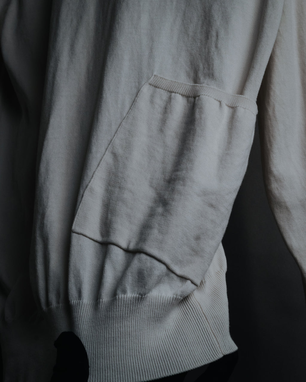 "Maison Martin Margiela" 2014 asymmetrical cotton knit cardigan