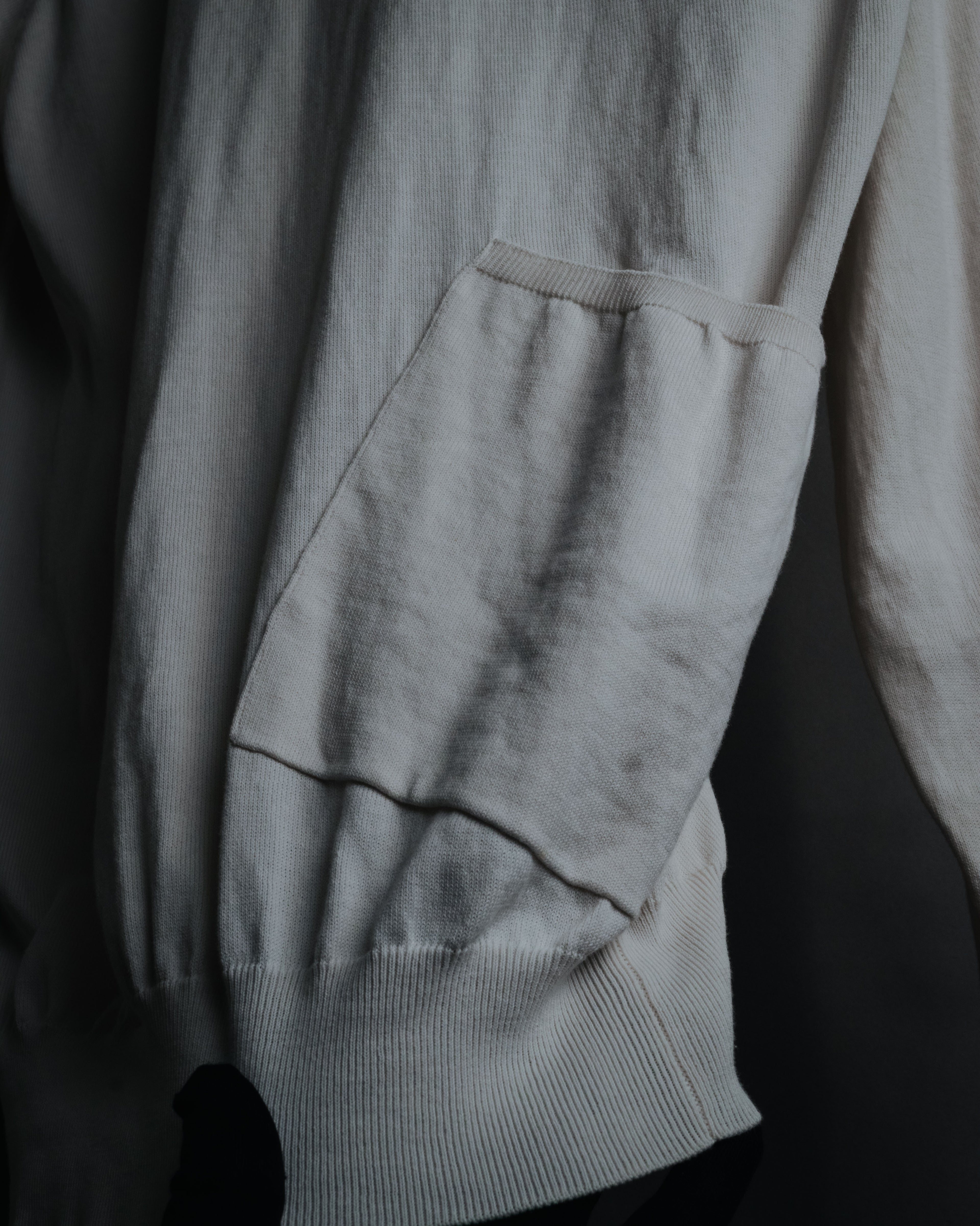 "Maison Martin Margiela" 2014 asymmetrical cotton knit cardigan