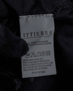 "PRADA" Wrap flap design micro suede jacket