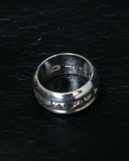“Georg Jensen” 3 Layered Circle Silver Ring