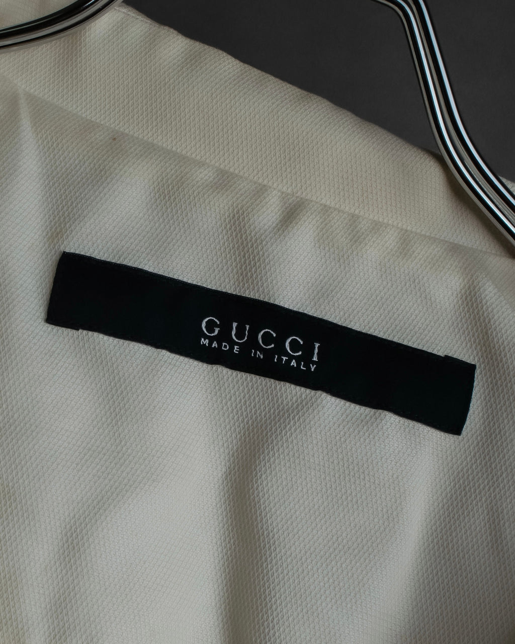 "GUCCI" Flap pocket design band collar shirt jacket