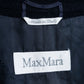 "Max Mara" Front pocket detail maxi length cashmere mix maxi length coat