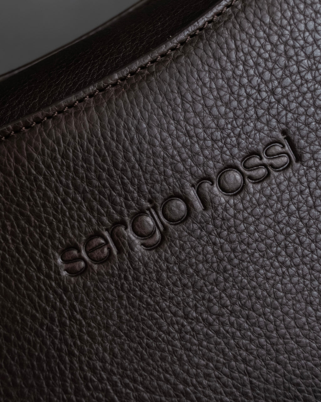 "Sergio Rossi" Flexible leather one-handle bag