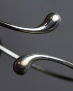 "Tiffany&Co" Elsa Peretti teardrop silver bangle