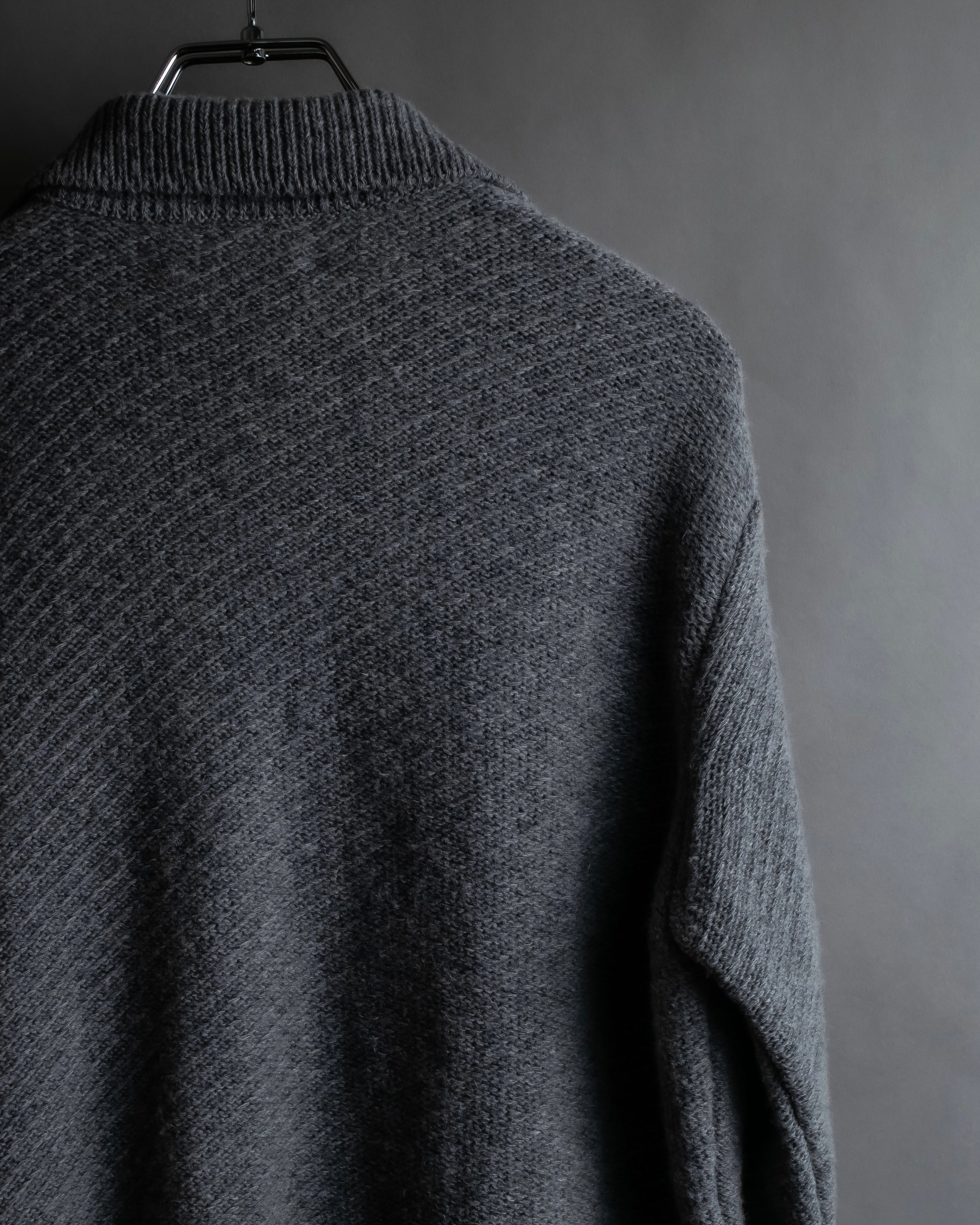 "OUR LEGACY" Patch pocket design lambswool knit jacket