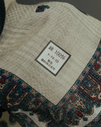“Christian Dior” 80’s-90’s Cotton paisley border scarf