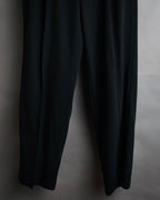 “GAULTIER objet HOMME” 90’s Two tuck wide trousers