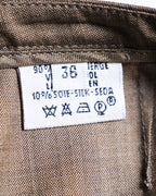 Hermes/ Silk Blended Waist Belt Shorts Brown