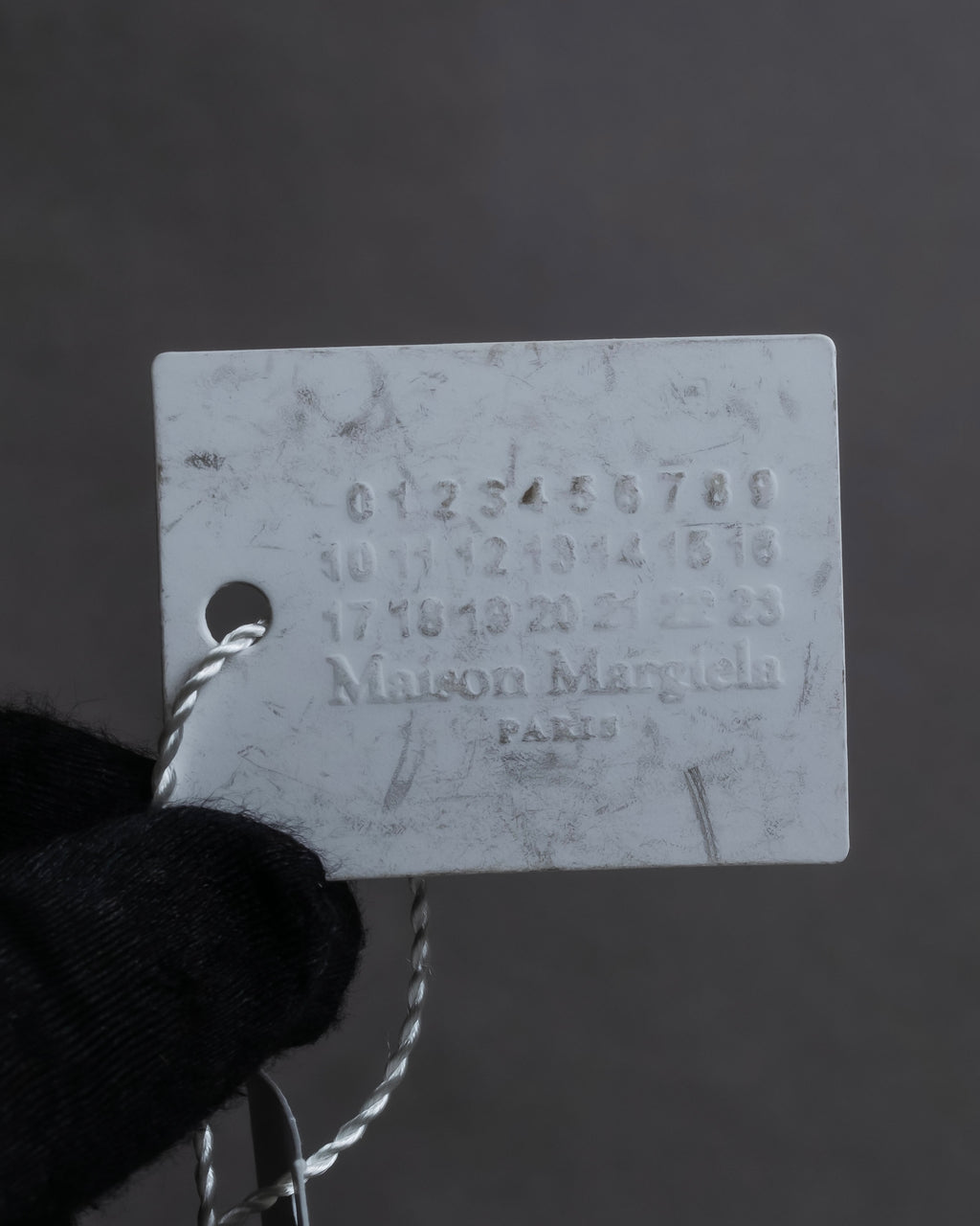 "MAISON MARGIELA" 18SS signet design silver ring