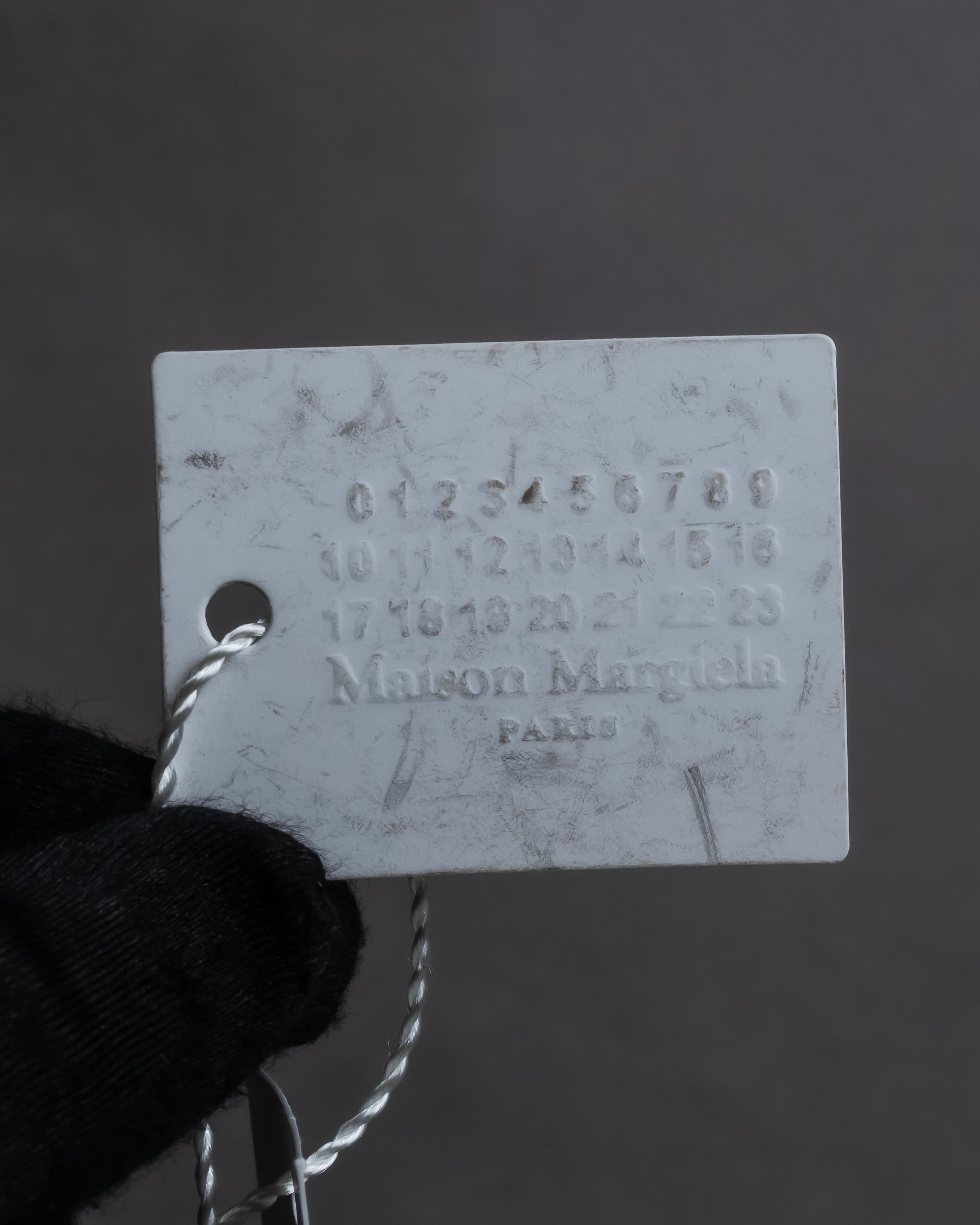 "MAISON MARGIELA" 18SS signet design silver ring