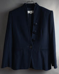 "Christian Dior" 90’s Stand-up collar shaped jacket