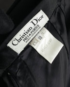 -SPECIAL- “Christian Dior” 80’s silk pleated long skirt
