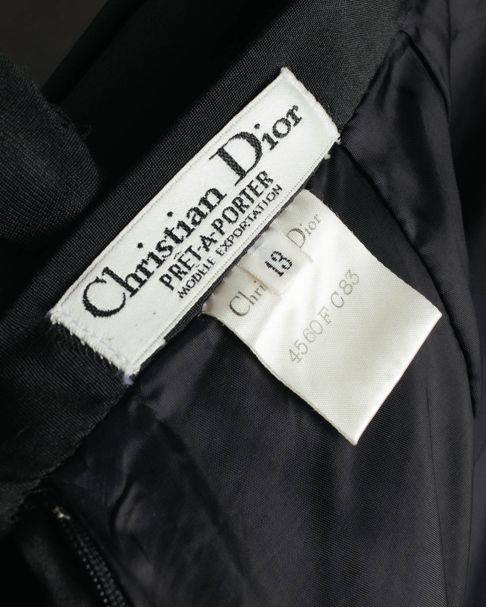 -SPECIAL- “Christian Dior” 80’s silk pleated long skirt